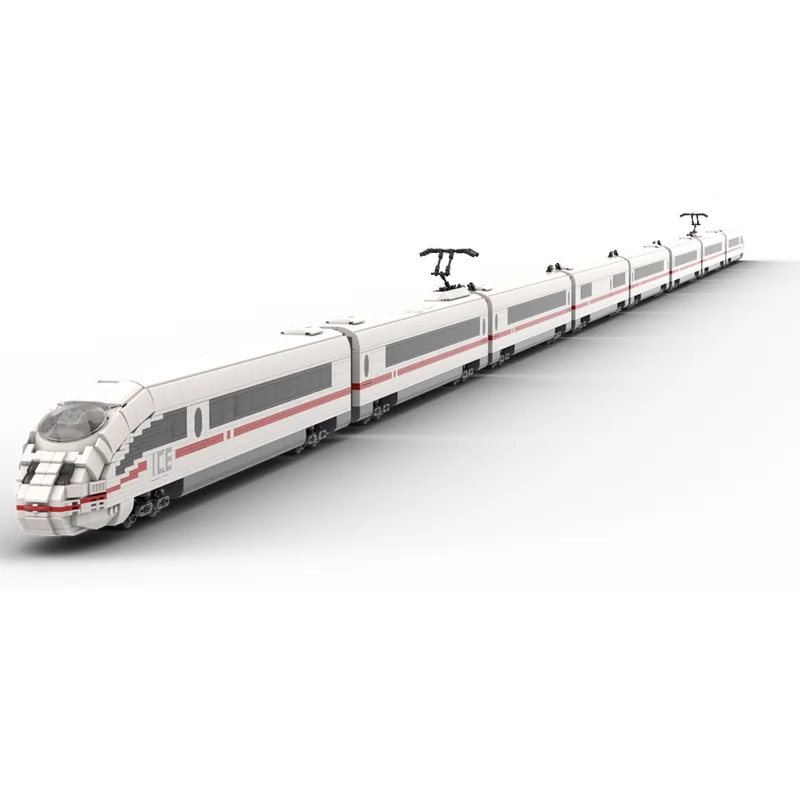 Neue 10876-teilige City Technische Eisenbahngleise Moc Ice 3 Modellbausatz DIY Kreative Ideen Bausteine Spielzeug Geburtstagsgeschenk