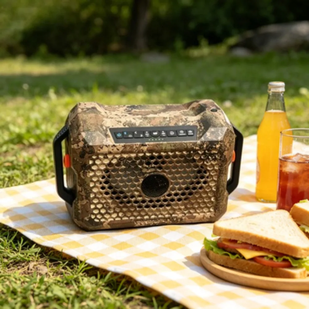 

Портативная Bluetooth-колонка для улицы с громким звуком 121 дБ, водонепроницаемая, ударопрочная, со светодиодной подсветкой для вечеринок, 25 часов работы от батареи