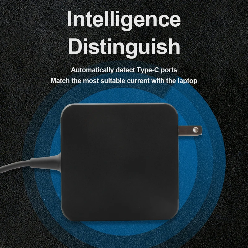 

Laptop Charger 65W 20V 3.25A Type C PD Fast Charger Phone Power Adapter For MacBook ASUS ZenBook Lenovo Dell Xiaomi Air HP