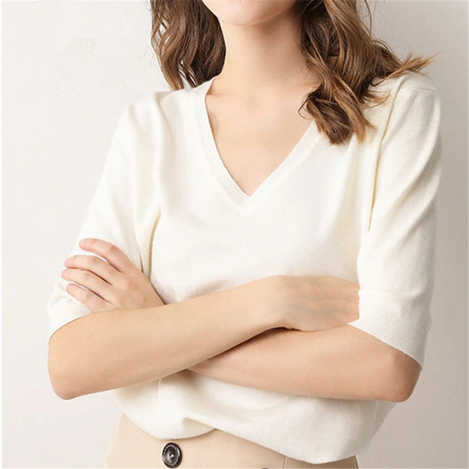 Women Solid Ribbed Top High Quality Wool Cardigan 2024 New Sweater For Women