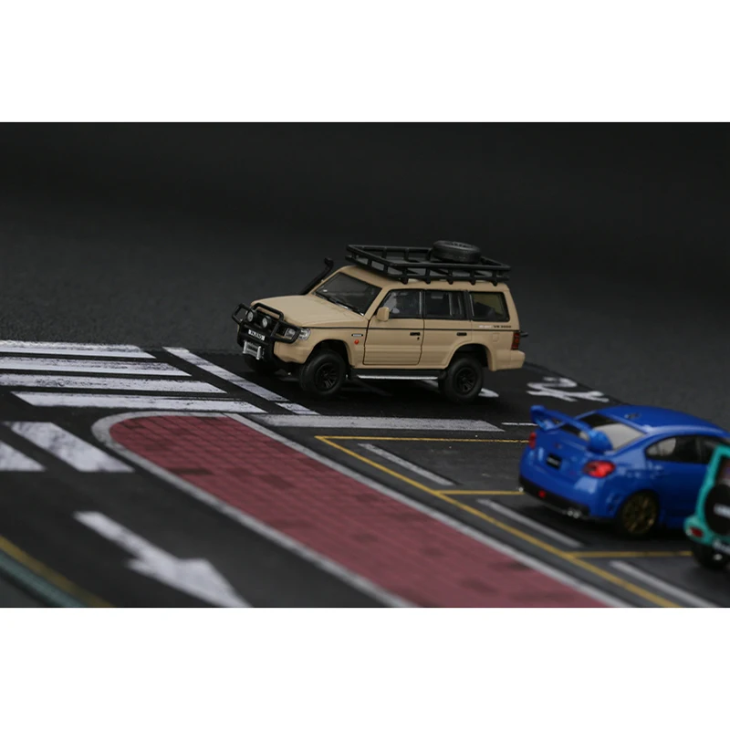 Model 1:64 Scale Car Scene Mat Road Scene Parking Lot Mat For Diecast Car Toy Scene Display Simulation Scene Vehicle Mouse Pad