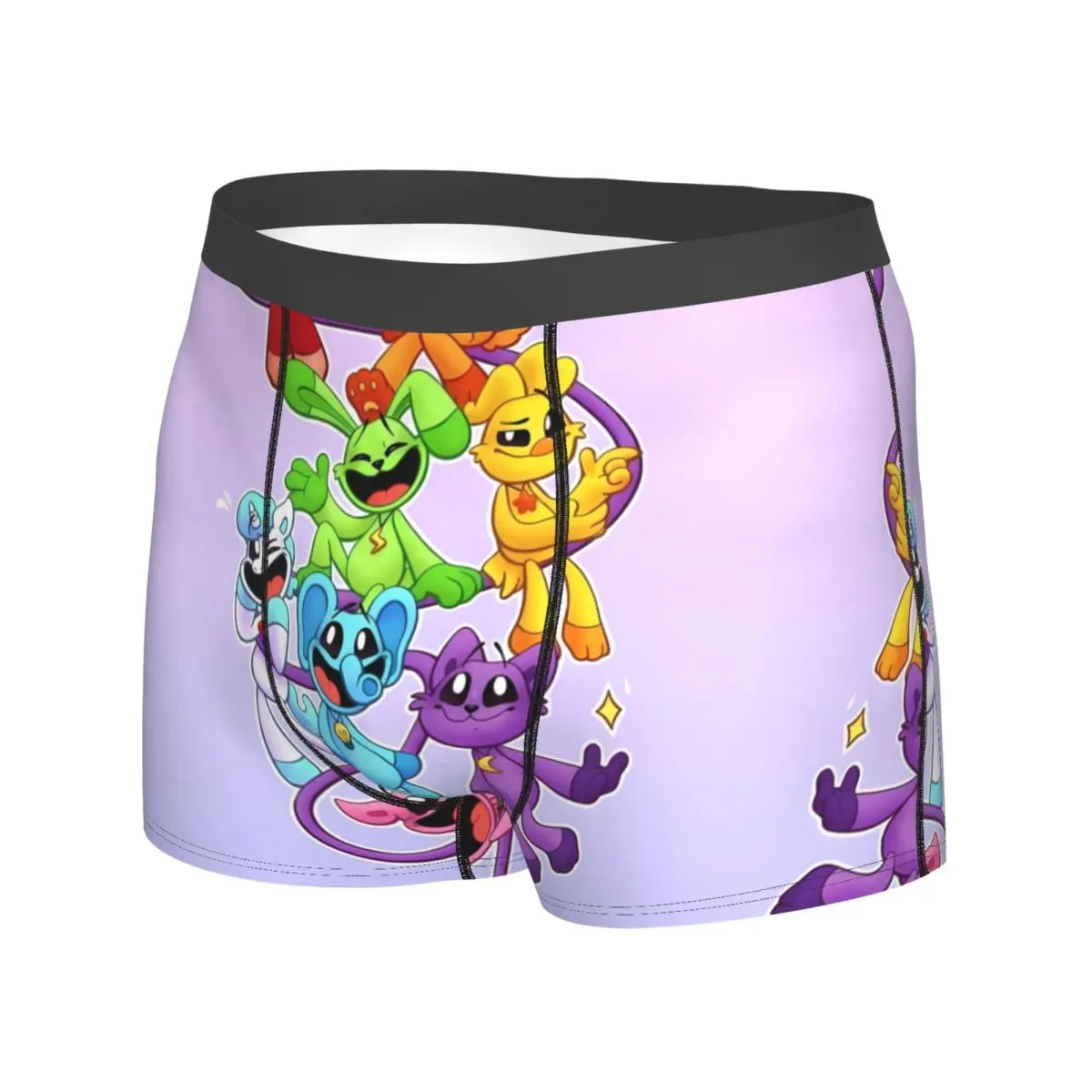 Smiling CatNap Dogday Boxer Brief Underwear Hot Sale Males Comfortable Boxer Shorts Pattern Plus Size Panties