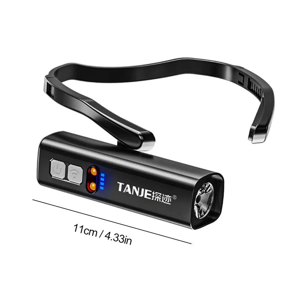 Ear Mounted Headlight With Strong Light Charging For Outdoor Use Ultra Long Endurance Sensor Head Mounted Design