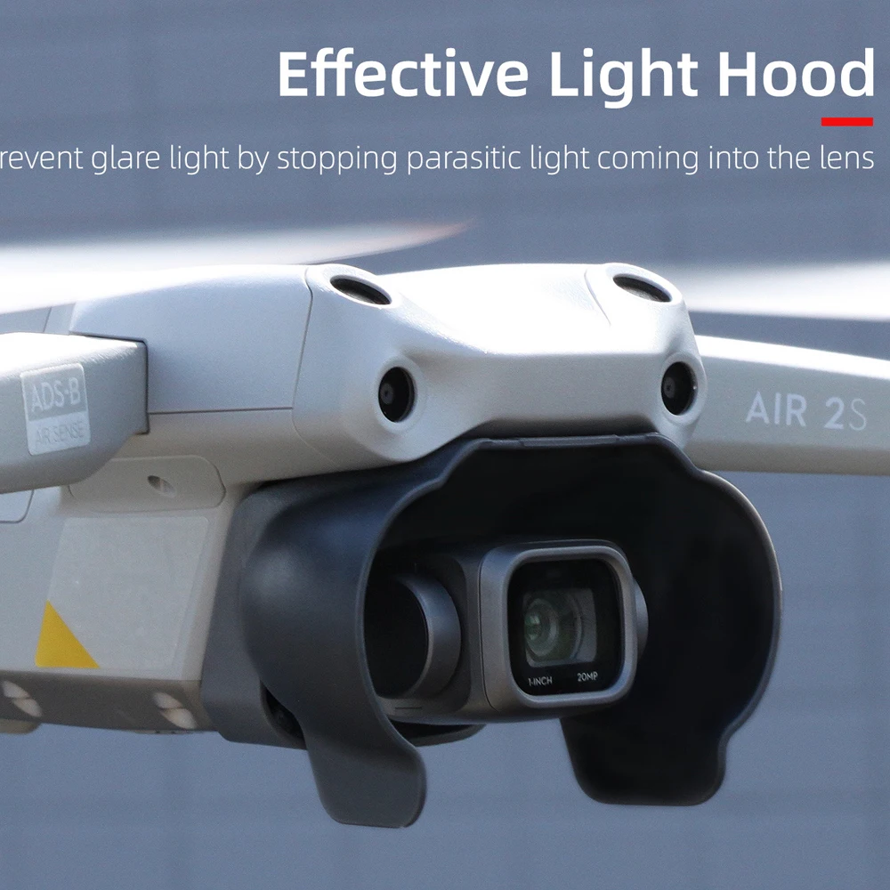 Sunnylife غطاء للعدسات ل DJI Air 2S الطائرة بدون طيار Gimbal عدسة هود المضادة للخدش كاميرا الحرس ظلة عدسة حامي غطاء ل Mavic Air 2