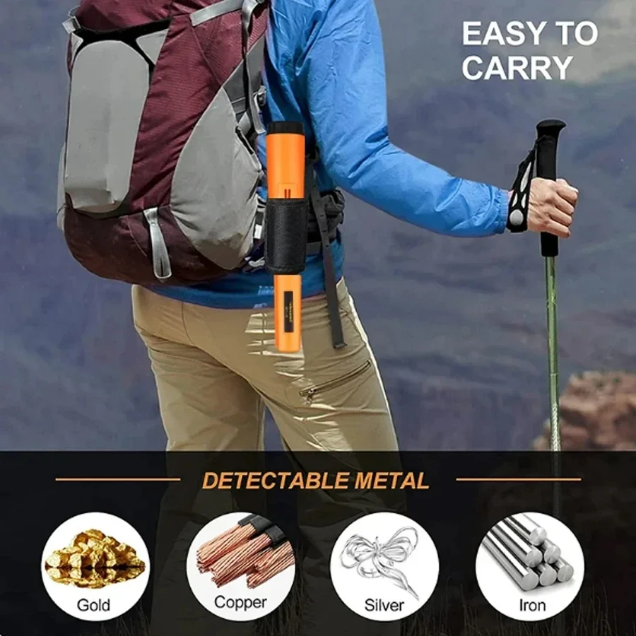 Portable TC-110 Metal Detector Pointer IP68 Waterproof Pinpoint GP-pointer Hand Held Metal Detector Positioning Rod Detector