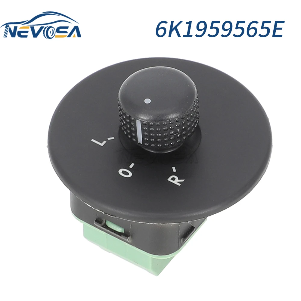 NEVOSA 6K1959565E NEW Rear Mirror Switch Knob For VW Volkswagen Polo