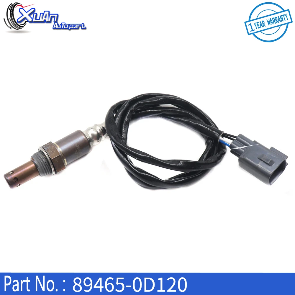 XUAN Car Rear Downstream Air Fuel Ratio Lambda O2 Oxygen Sensor 89465‑0D120 For Toyota Yaris 1.3 Lexus IS300 2SZ‑FE 2002‑2010