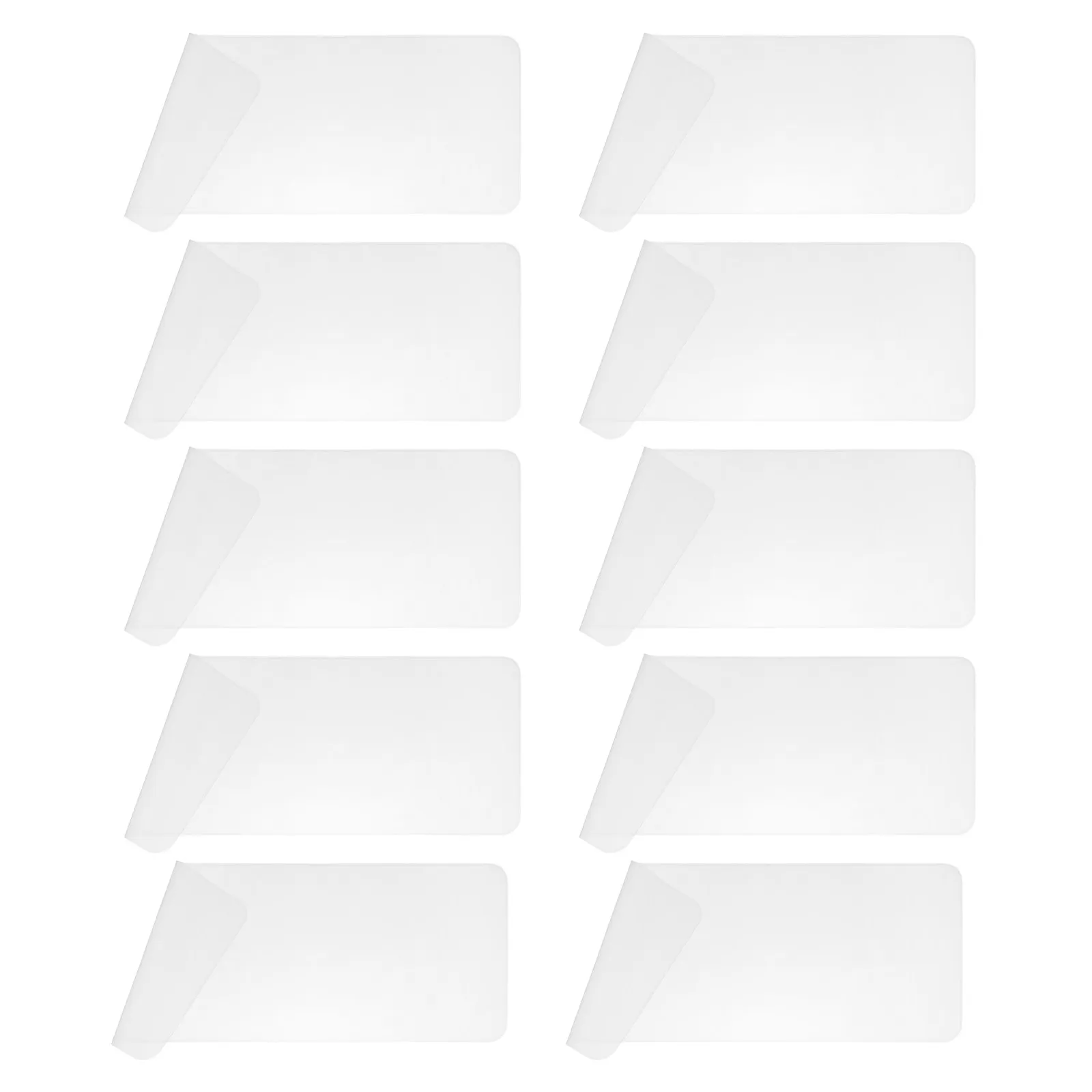 10Pcs Silicone Keyboard Protector Skin for 13-14 Inch Laptop Clear Backlit Friendly Dustproof Wear Resistant Ultrathin Flexible