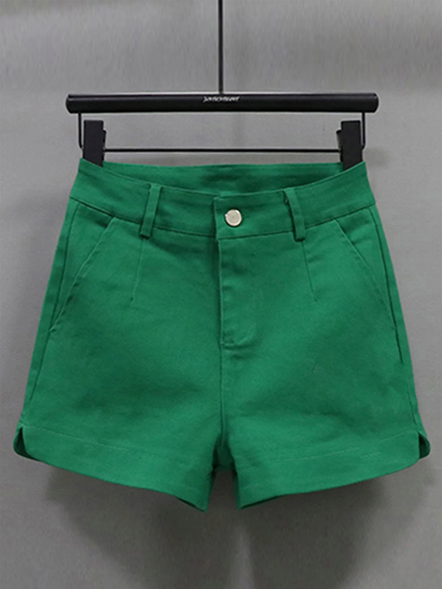 

High Waist A-Line Wide Leg Denim Shorts Women's Fashion Casual Cotton Stretchy Korean Style Summer New Hot Pants Outfit