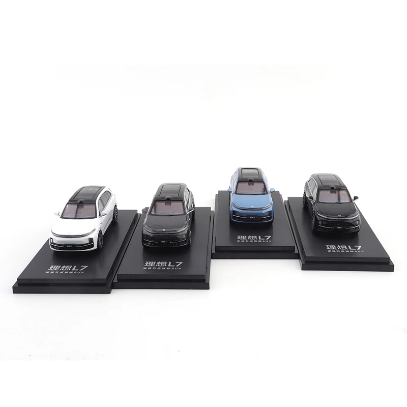 Li Auto L7 Auto Model 1/64 Auto Legering Motorvoertuig Diecast Metalen Model Kinderen Speelgoed voor Jongens Vrienden Geschenken Verzamelen Ornamenten