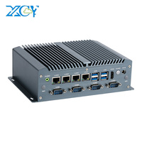 XCY Industrial Mini PC with I5-8250U Support POE GPIO DDR4 WiFi 3G/4G LTE Compact Computer with 8xUSB 1xHDMI Windows10Pro Ready