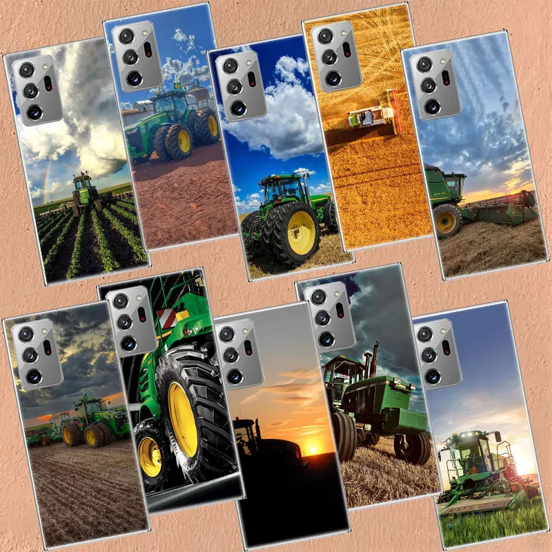 Large Harvester in Agriculture Phone Case For Samsung Galaxy S22 S25+ Ultra S21 Plus Capa S20 S24 S23 FE S10 Plus Cover Shell Cl