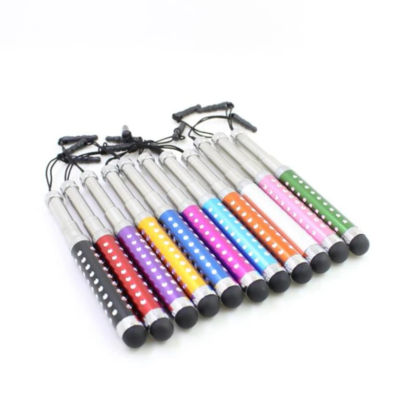 1 Pcs แบบพกพา Stylus Touch Screen Pen สำหรับโทรศัพท์มือถือสมาร์ทแท็บเล็ต Android Samsung โลหะ3-Section styluses