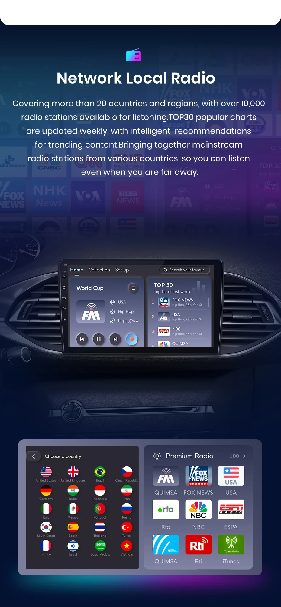 Junsun Drahtlose CarPlay Android Auto Auto Radio Für Peugeot 308 308S 2013 - 2017 GPS Multimedia 2 din – Detail 12