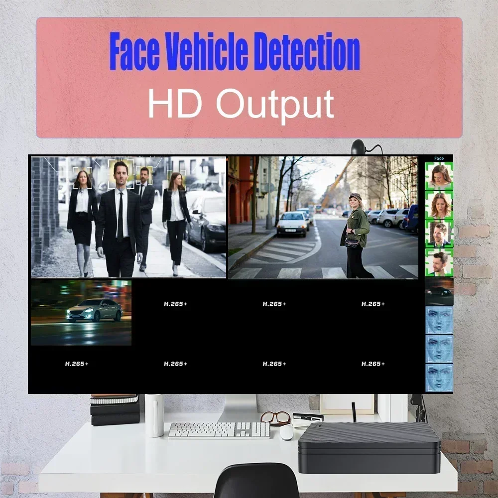 USAFEQLO CCTV DVR Hybride 4CH 8CH 5M-N 6 IN 1 AHD CVI TVI CVBS 1080N Beveiliging DVR NVR Voor AHD IP Camera Analoge Camera XMEYE Pro