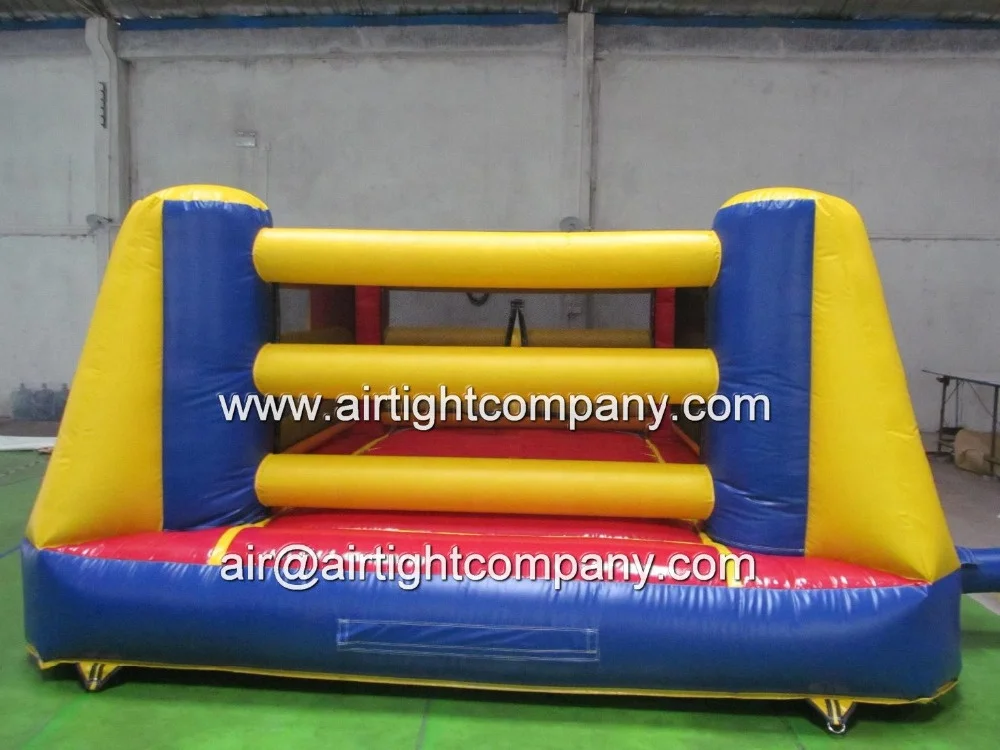 Inflatable Boxing Arena with Oversized Boxing Gloves and Helmets, Giant Inflatable Boxing Ring
