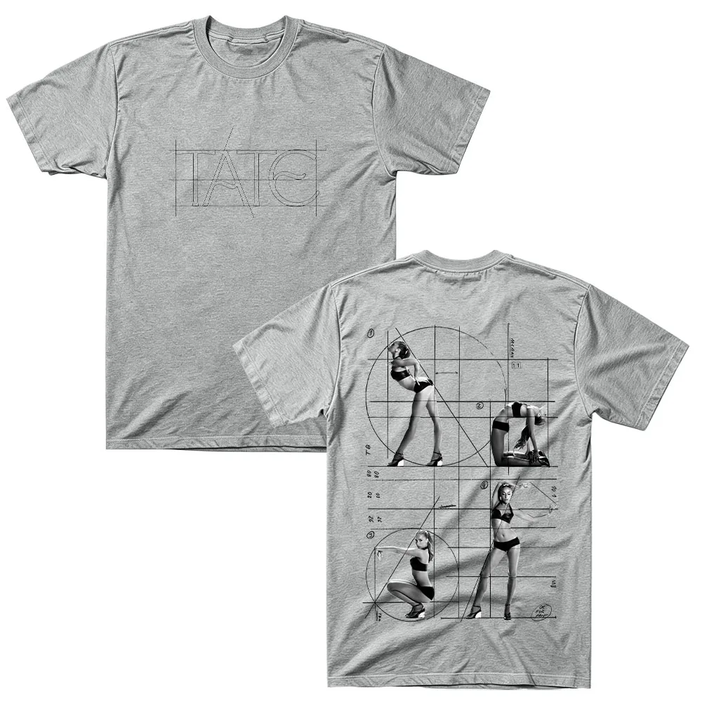 Tate McRae Body Tee 2026 Album Graphic Print T Shirts Men Women Cotton T-shirts Y2K Aesthetic Streetwear Casual High Street Tops
