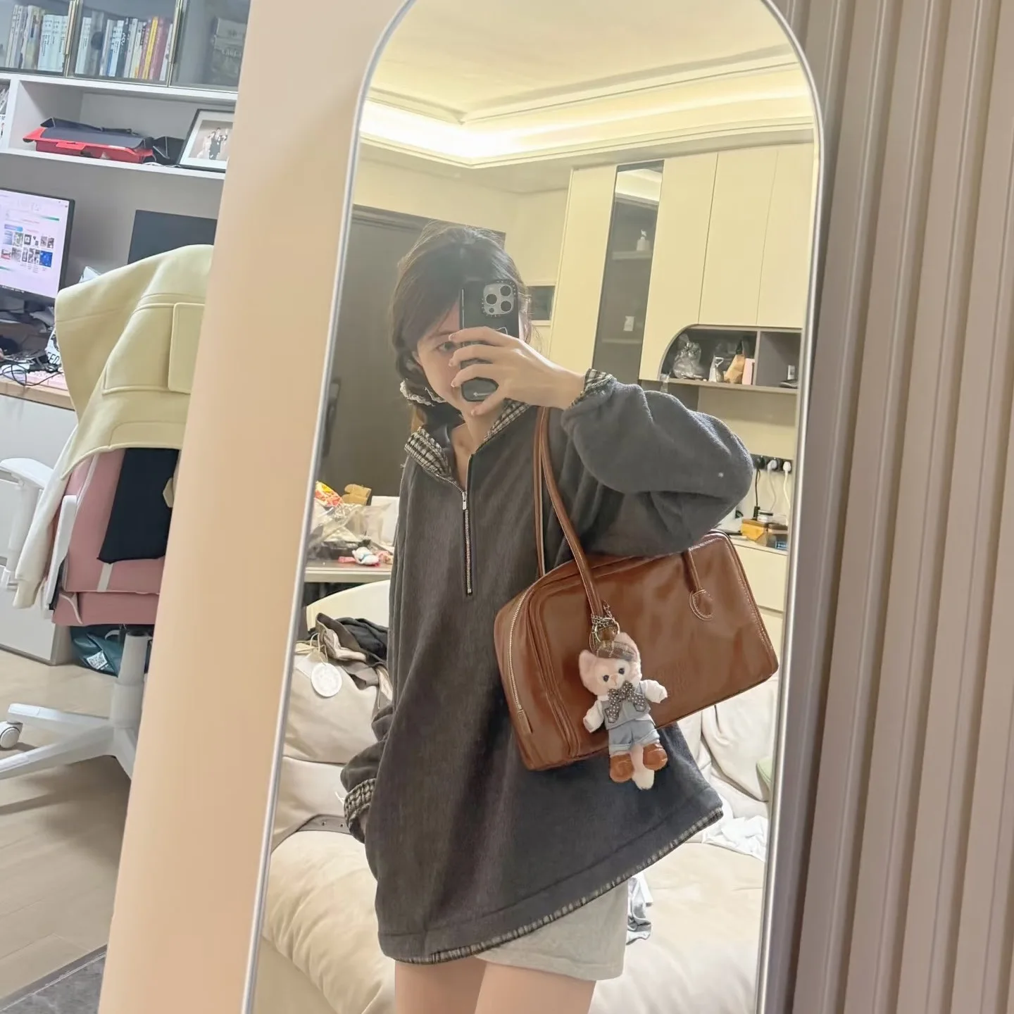 

Faionable Boston oulder Bag Women's Sle Bowling Handbag Marge Korean Version erwood ular Ladies Handbag