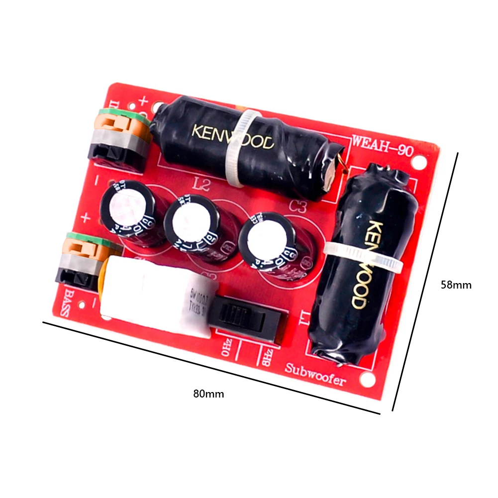 Haut-parleur de basse 40Hz-400Hz, caisson de basses, diviseur de fréquence, stéréo, bricolage, Crossover Audio