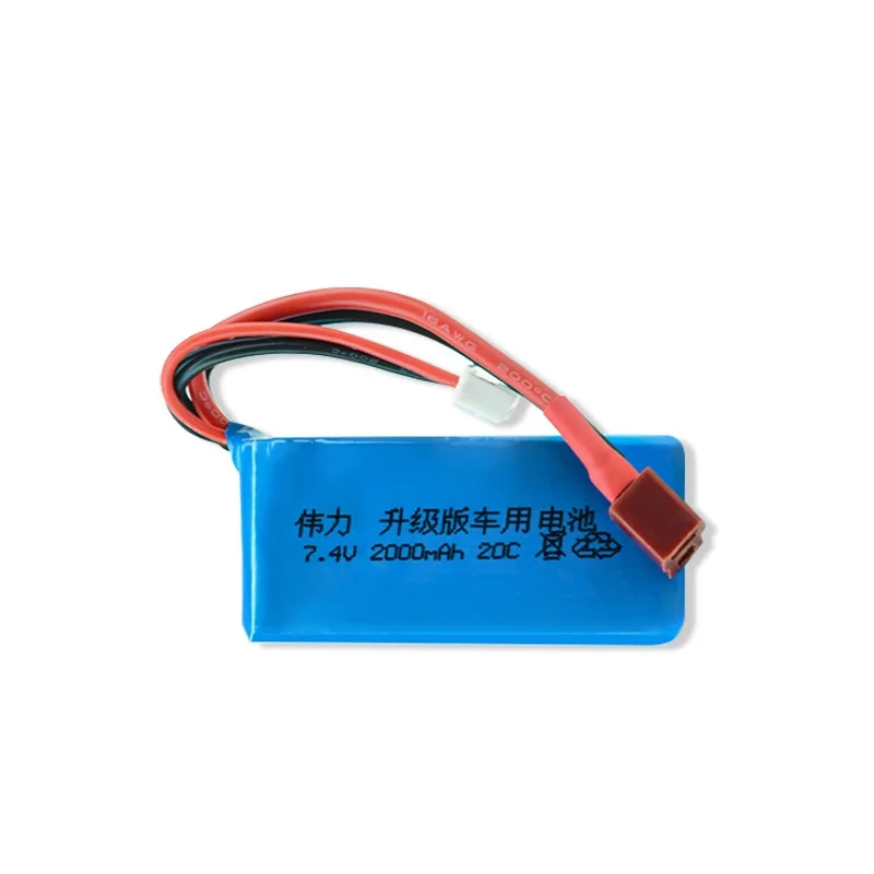 Upgrade 2000mah 7.4v Battery Charger Sets For A949 A959-B A969-B A979-B K929-B Remote Control Car 2s LiPo Battery For Wltoys car