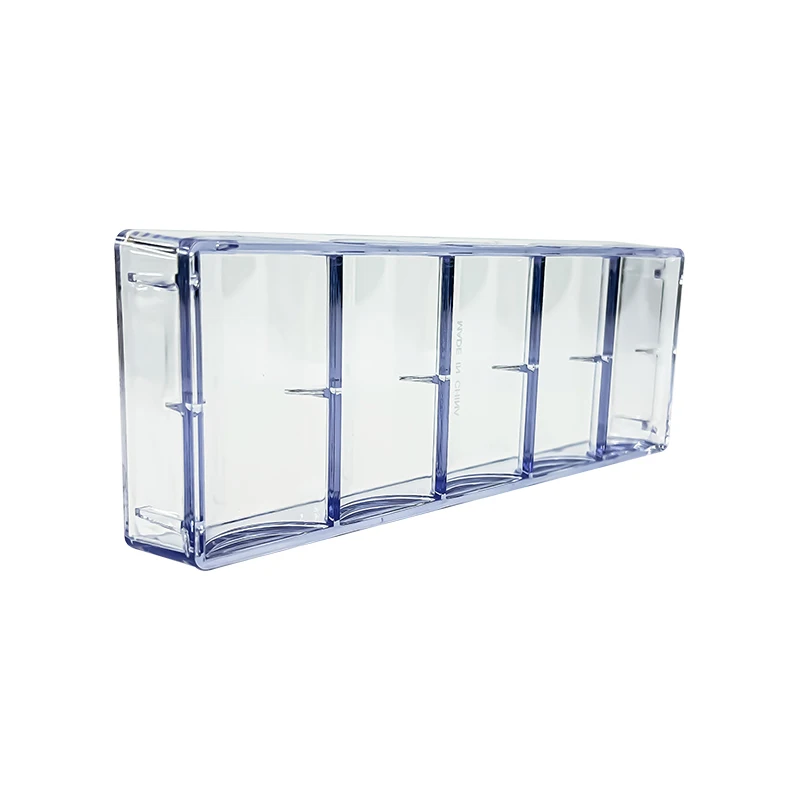 Clear Acrylic Poker Chip Rack, Transparent Chip Storage Display Case Holder, Casino Poker Chips Tray