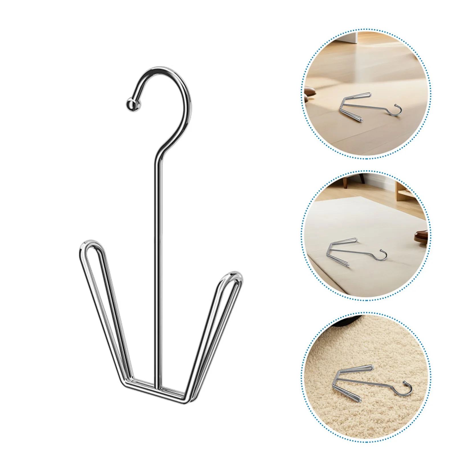 

20Pcs Stainless Steel Shoe Hanger Double Hooks Drying Rack for Sneakers Sandals Efficient Air Circulation Odor Prevention