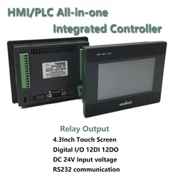 HMI PLC All-in-one Integrated Controller 4.3