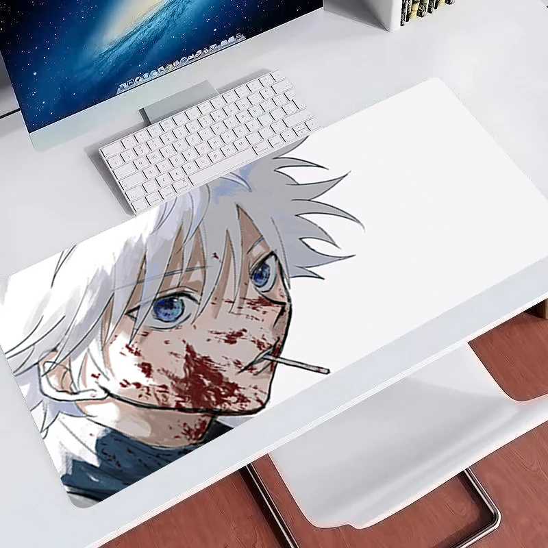 Hot Anime Mouse Pad H-hunter x H-hunter Killua Gaming Accessories Office Computer Desk Mat Rubber Mousepad Varmilo Keyboard Pad