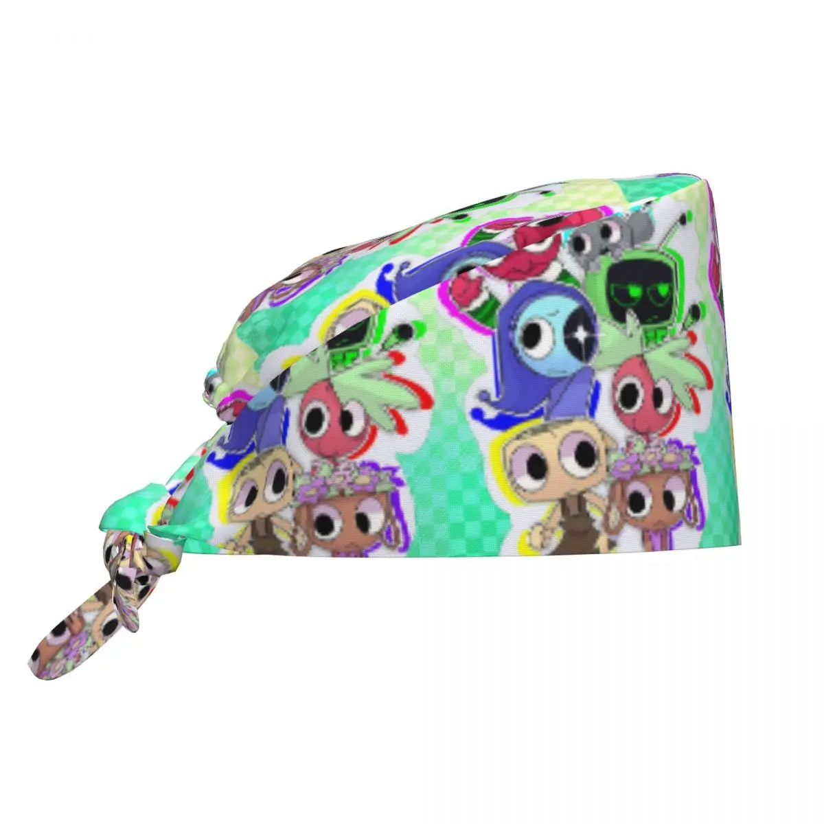 

Изготовленная на заказ мультяшная игра Dandyss, медицинский персонал, скрабы, шляпа унисекс для шеф-повара, шапки-скрабы