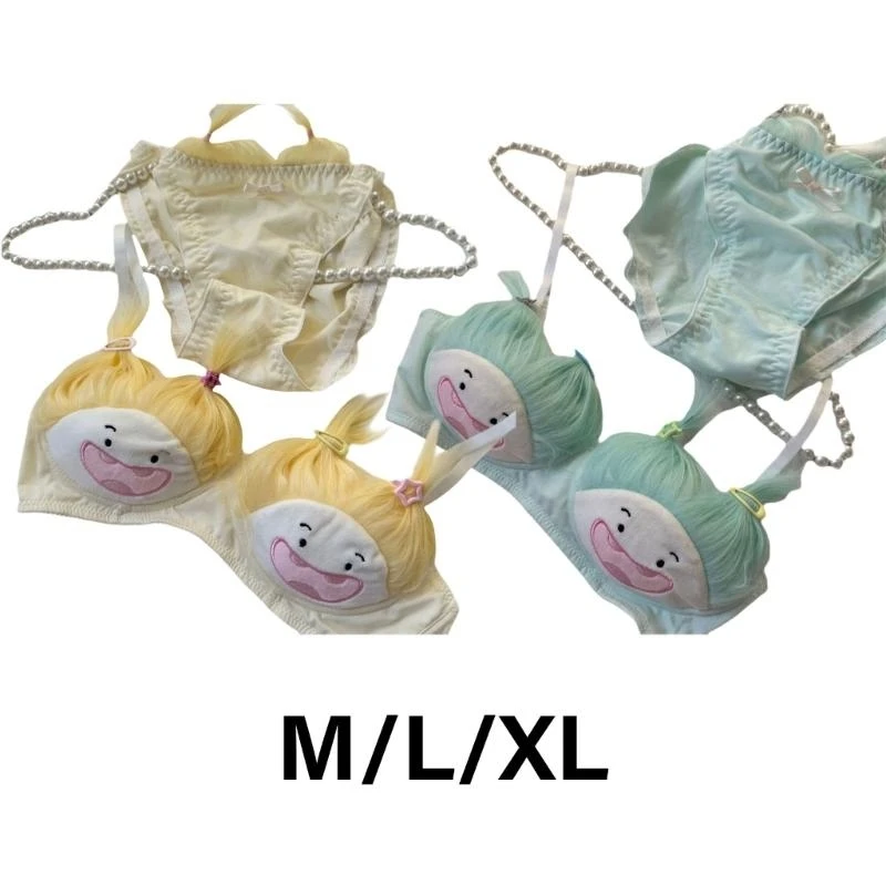 q22d-japanese-dolls-bra-and-panty-set-cartoon-anime-women's-brassiere-gather-lingerie-briefs-wirefree-underwear-set