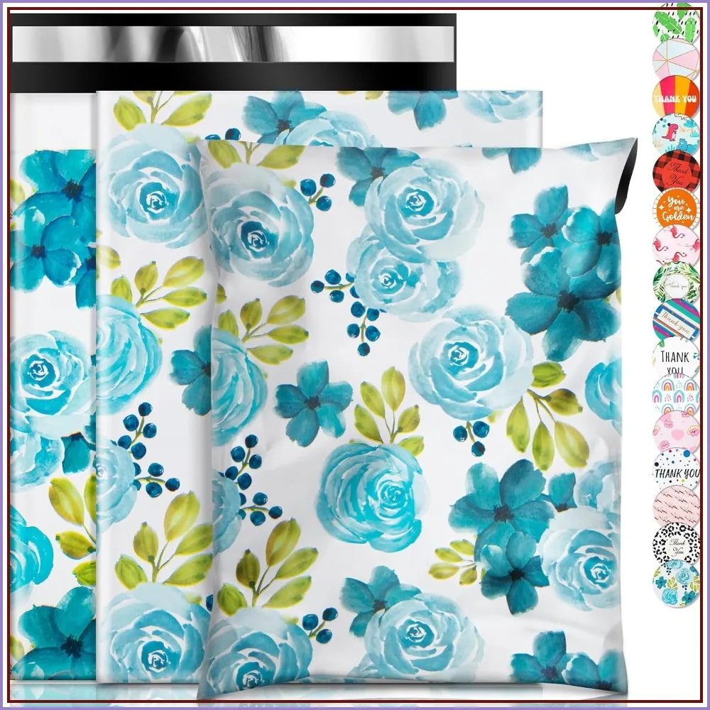 50PCS 10x13 Waterproof Poly Mailers, Self-Seal Shipping Envelopes for Small Business