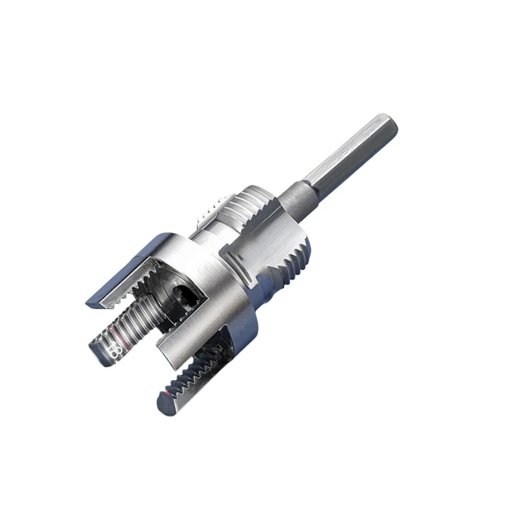 

4 Piece PVC Pipe Threader Set with High Carbon Steel Drill Bits for Plumbing Threading Tight and Leak Resistant Joints