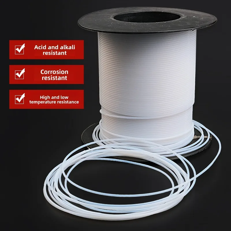 PTFE Capillary Tube Teflon Tube Sleeve 0.3/0.5/0.8/1mm-2.5mm
