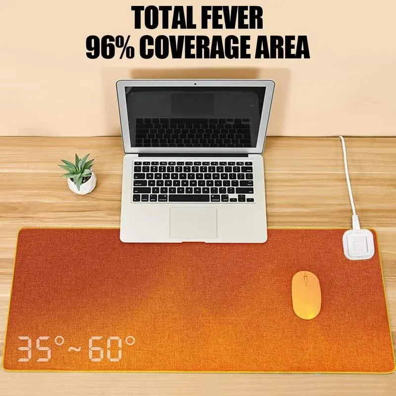 Heat Mouse Pad Table Mat Display Temperature 220v Electric Heater Mouse Pad Keep Winter Warm Hand For Computer Desk Keyboard