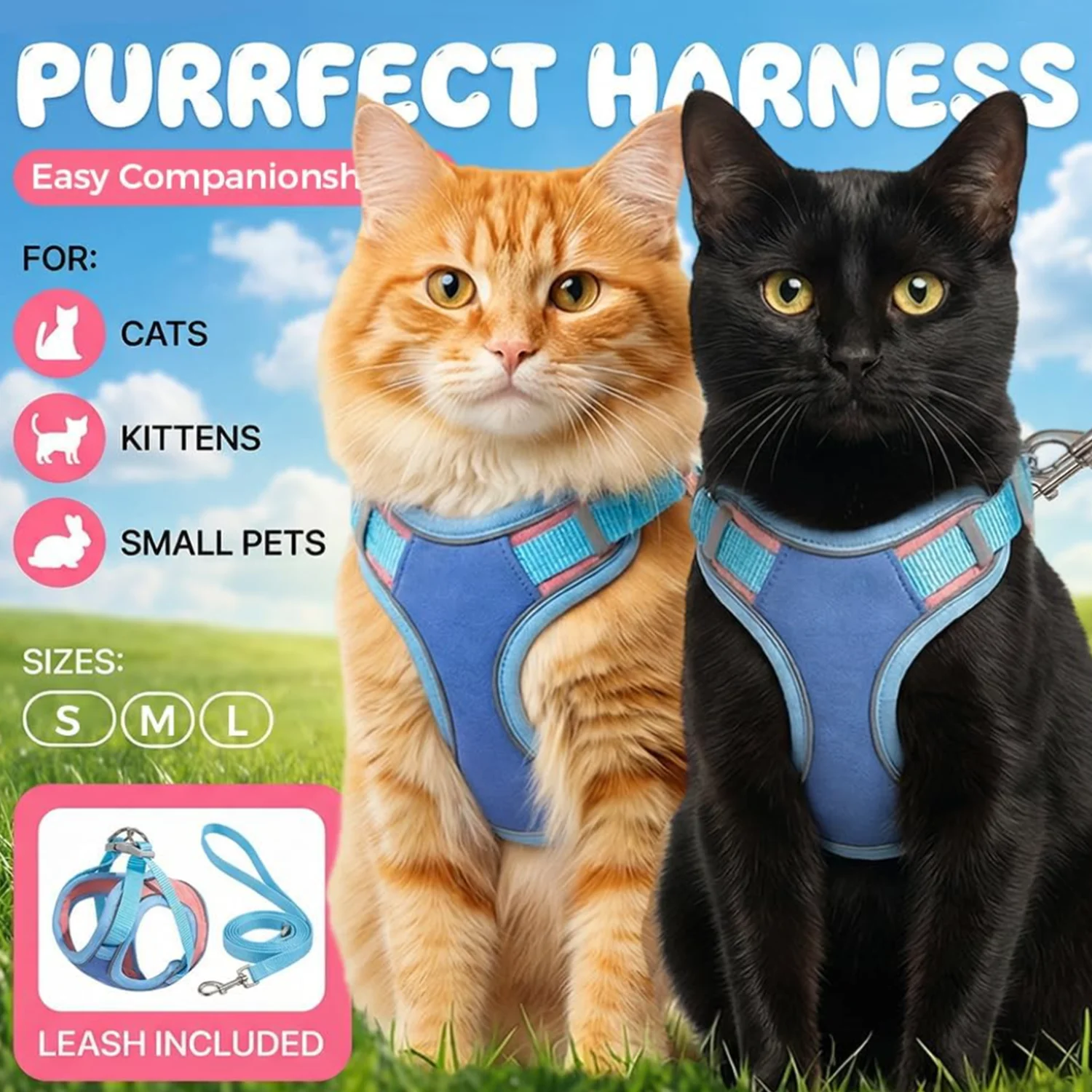 conjunto-de-coleira-e-guia-para-gatos-colete-ajustavel-refletivo-e-macio-a-prova-de-fuga-para-caes-pequenos-e-gatos-para-caminhadas-ao-ar-livre