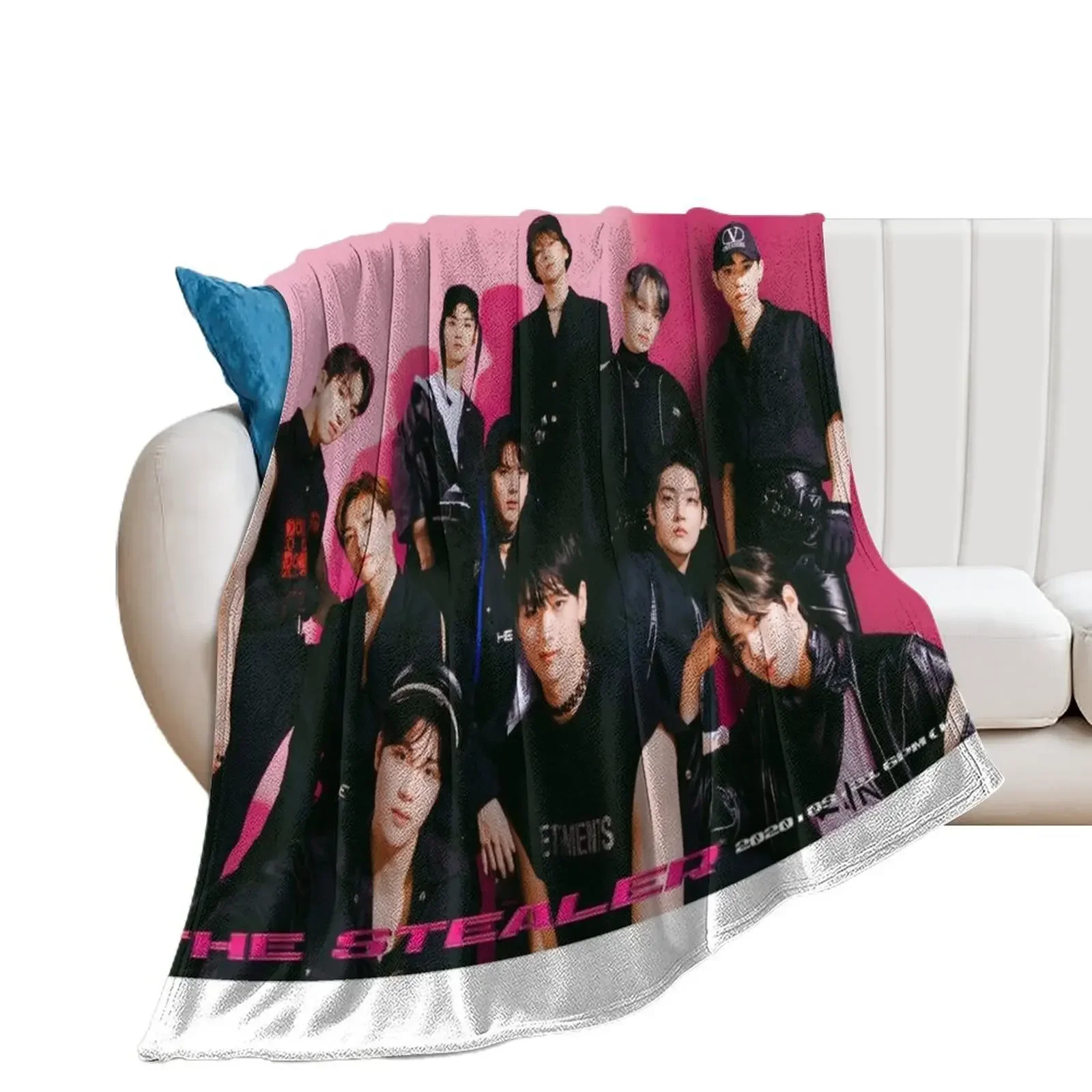 

the boyz Throw Blanket Shaggy for sofa Bed covers Blankets