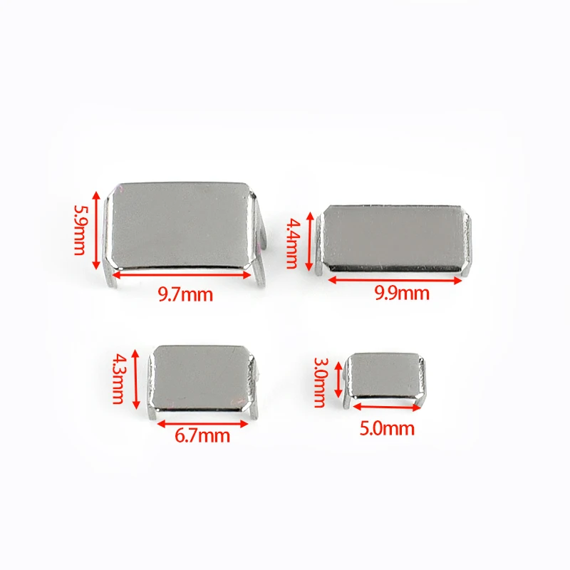 20/50 Stück Meetee Metall-Reißverschlussstopfen für Nylonreißverschluss 3 #   5 #   8 #   10 #   Tasche Reißverschlüsse Schwanz Stop Lock Verschluss Nähen Reißverschlüsse Verschluss Reparatursätze