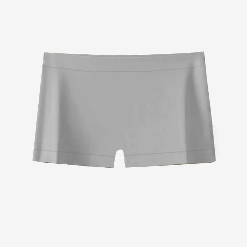 American style spicy girl solid color mid waist flat angle safety pants home comfort anti pinch buttocks girls' leggings