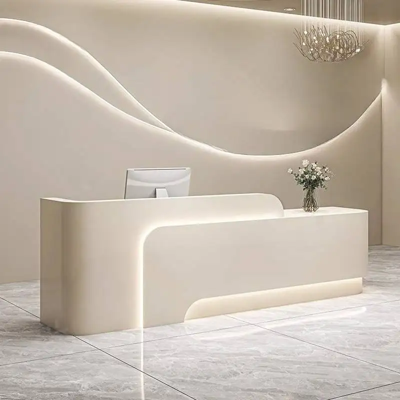 Nails Luxury Reception Desks Modern Clothing Store Design Clinic Reception Desks Front Hotel Bar Mostrador Recepcion Furniture