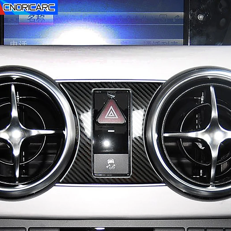 

Control Warning Light Frame Carbon Pattern Decoration Trim For Mercedes Benz GLK X204 300 260 200 2012-15 Interior Car Accessory