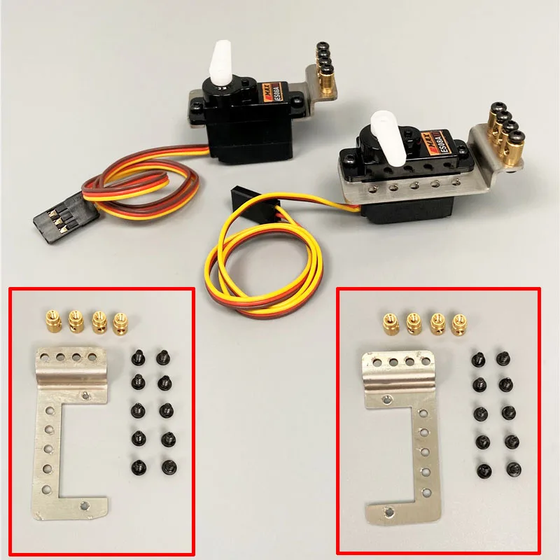 

Locking Cable Stainless Steel Servo Mount for 1/14 Tamiya RC Truck Trailer Tipper Scania 770s Benz Actros Volvo MAN Iveco Parts