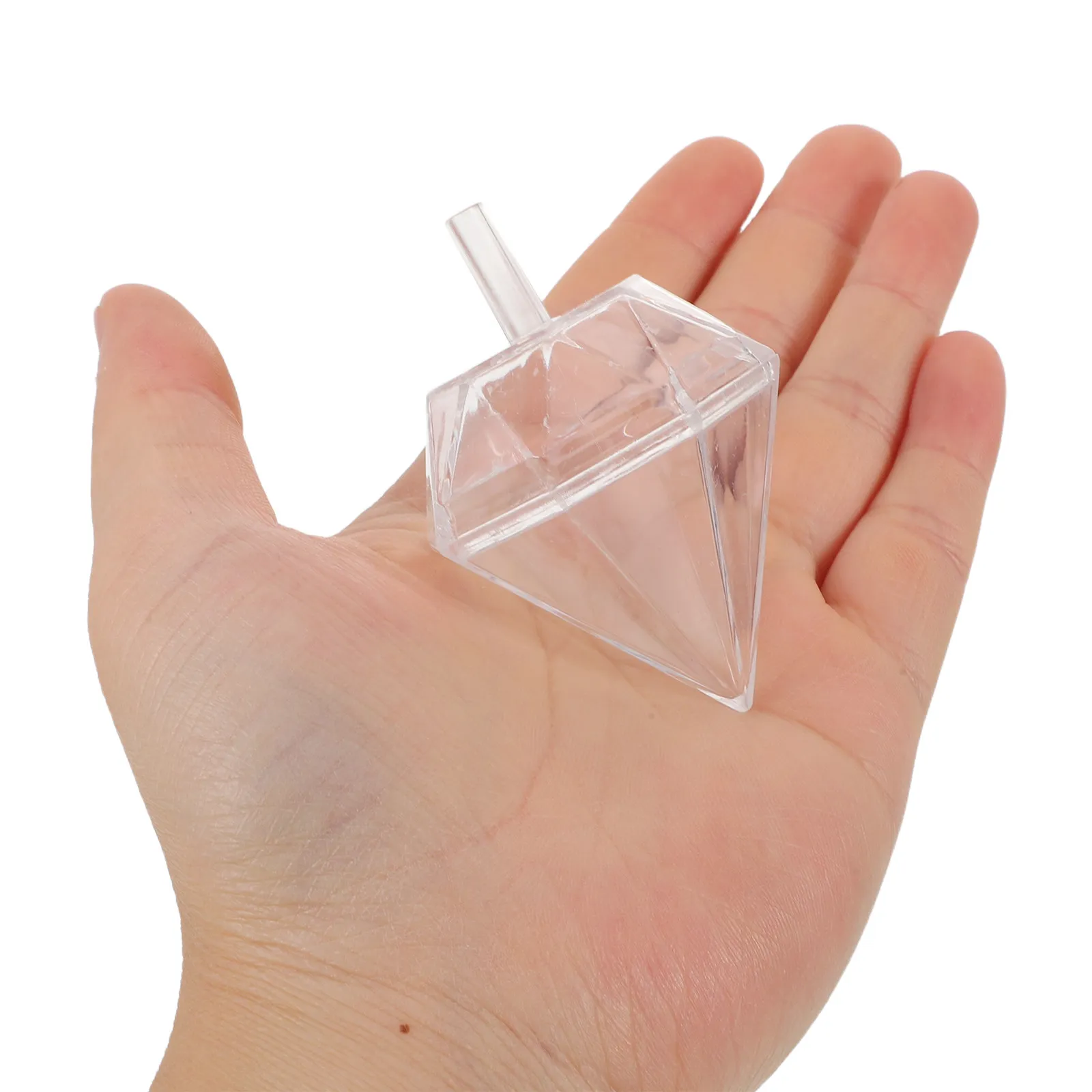 

80 шт. акриловых прозрачных держателей для шоколадных букетов - основания для конфет в форме бриллианта для самостоятельного изготовления - наполняемые стаканчики для цветов для празднования дня рождения