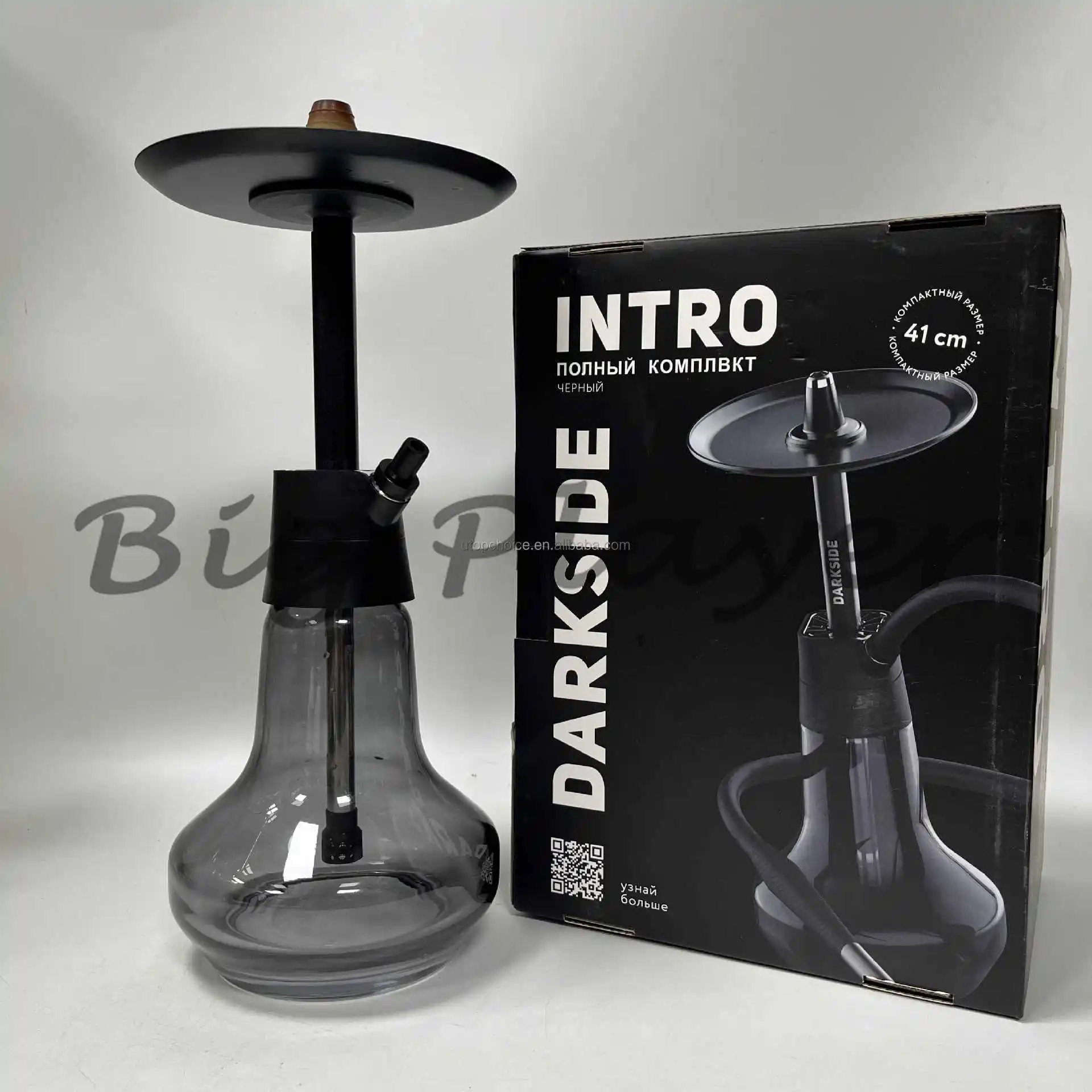 

New Design Russian Hookah Set Smoke Black Edge Hookah Luxury Sheesha INTRO Stainless Steel Narghile Smoke Hubble Bubble Full Set