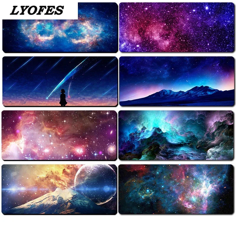 Gaming Mouse Pad Large Mouse Mat Laptop Space Writing Desk Mats 80x30cm Computer Gamer Keyboard Deskpad Mousepad for PC