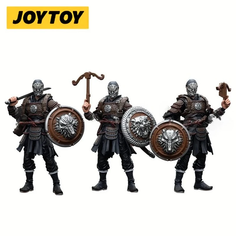 

1/18 JOYTOY 3.75 Action Figure (3PCS/SET) Dark Source Jianghu Shenji Camp Soldier Anime Model