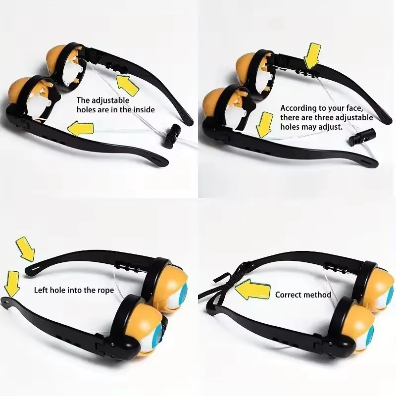 1 قطعة نظارات مضحكة عيون مجنونة الدعائم للأطفال الكبار مجنون وميض كبير الضفدع العين ملحقات لعبة لحفلة عيد الميلاد عيد الهالوين