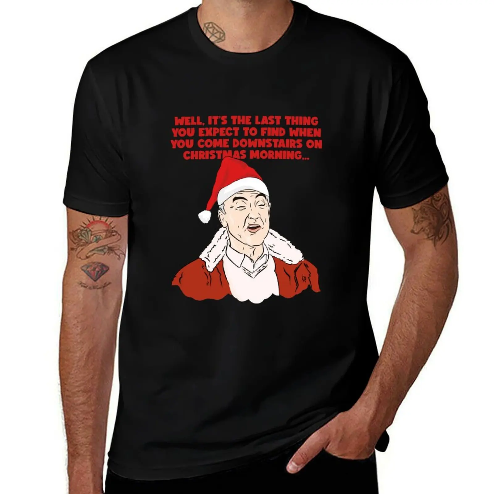 Mick Iconic Line Mick and Pam Gavin & Stacey - Christmas Jumper T-Shirt vintage graphic tee oversized tshirts for men