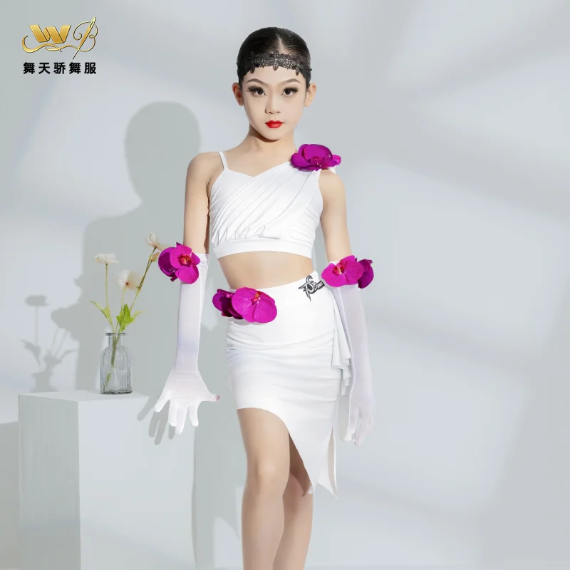 

Latin Dance Practice Uniform Professional Competition Standard Performance Uniform Female Dance Natural Dancer
