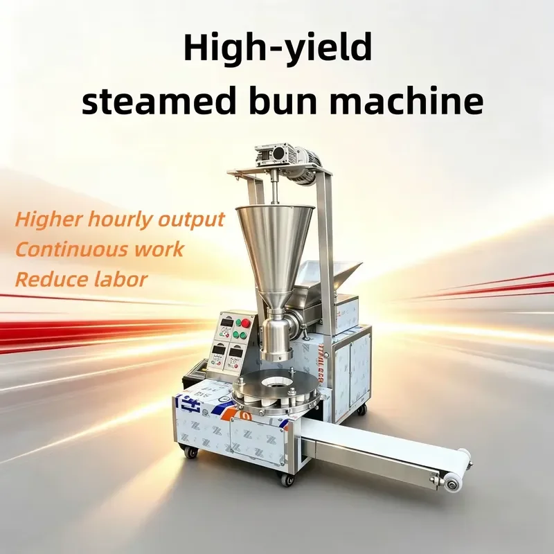 CE Certificate Wear Resistant Fully Automatic Momo Making Machine Stainless Steel Central Kitchen Baozi Bun Making Machine