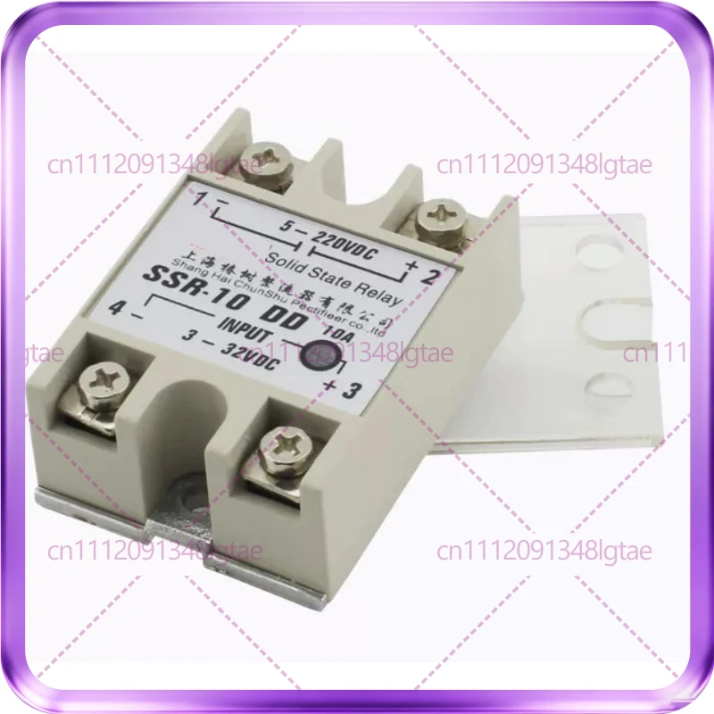 For CHUNZ SSR-10DD SSR-15DD SSR-20DD Single-phase Solid State Relay DC control DC